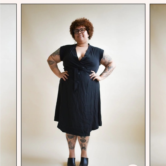 Altar Houseline Francis Wrap Dress Size 5X Vintage Retro 60’s 70’s Plus Artisan - Picture 12 of 16